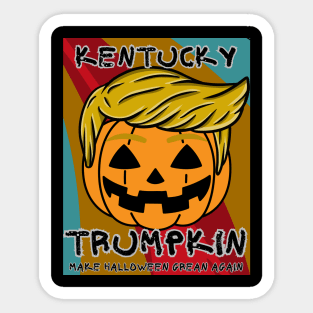 Kentucky's Halloween Costume Sticker